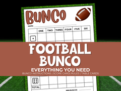 Football Bunco Pack