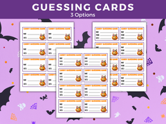 Halloween Candy Guessing Game