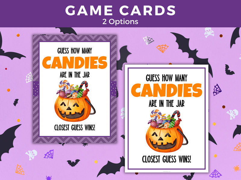 Halloween Candy Guessing Game