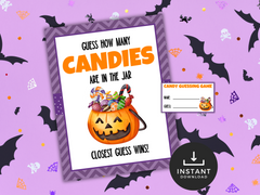 Halloween Candy Guessing Game