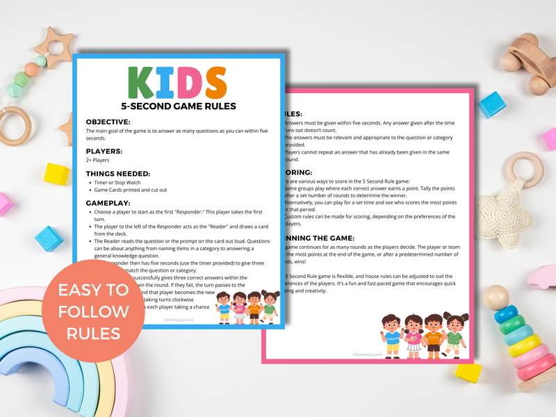 Kids 5 Second Game