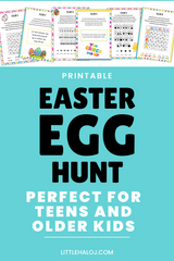 Printable Easter Egg Hunt clues