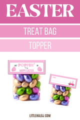 Pink poppin by Easter Treat Bag Toppers Printable