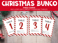 printable christmas bunco game