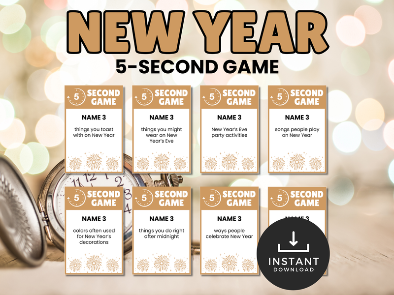 New Year 5 Second Game
