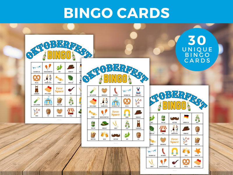 Printable Oktoberfest Bingo Game