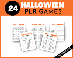 24 PLR Halloween Games