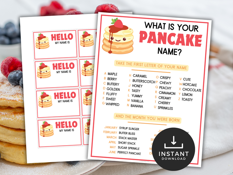 What is your Pancake Name