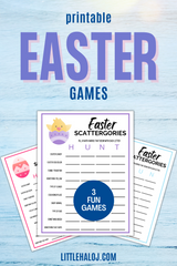 Printable Easter Scattergories Word Game