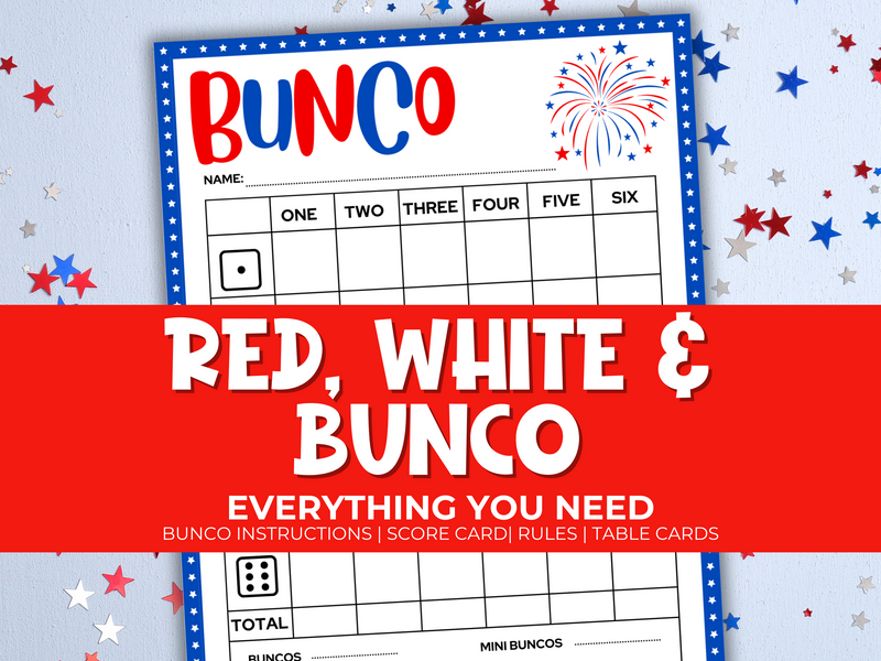 Red, White & Bunco