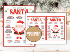 Who is Most Like Santa