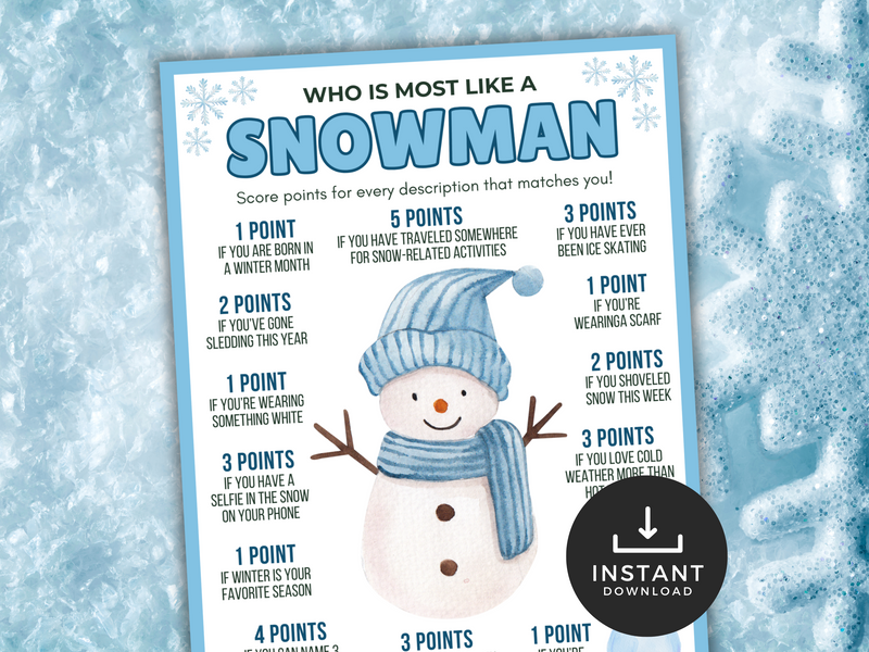 Who is Most Like a Snowman