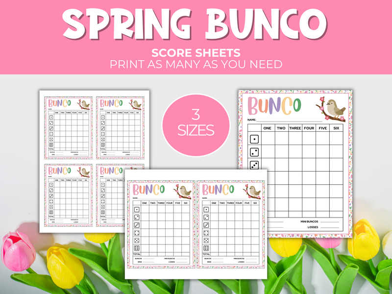 Spring Bunco Game