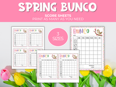 Spring Bunco Game