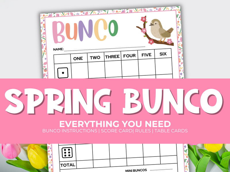 Spring Bunco Game