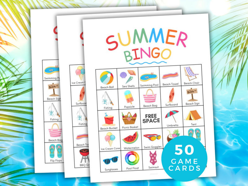 Summer Bingo Cards