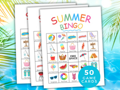 Summer Bingo Cards