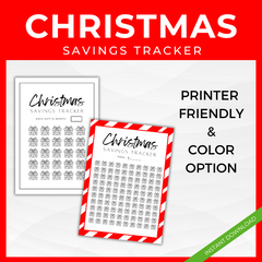 Christmas Savings Planner printable