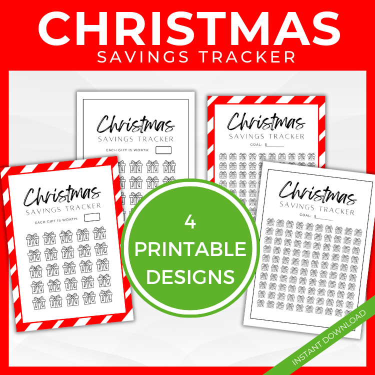 Printable Christmas Savings Tracker