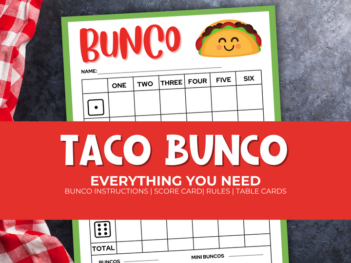 taco bunco game