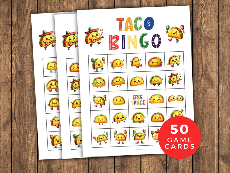 Taco Bingo Cards