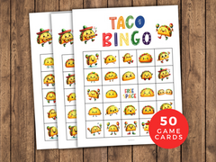 Taco Bingo Cards