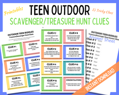 Teen Outdoor Scavenger Hunt