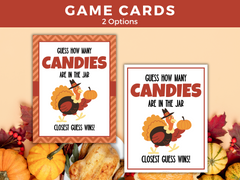 Thanksgiving Candy Guessing Game