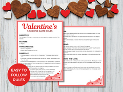 printable valentines 5 second game