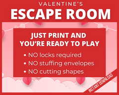 Printable Valentines Escape Room