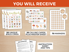 Woodlands Bingo Game