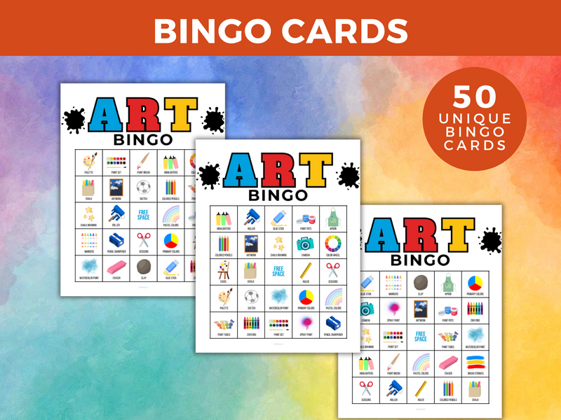 Printable Art Bingo Game