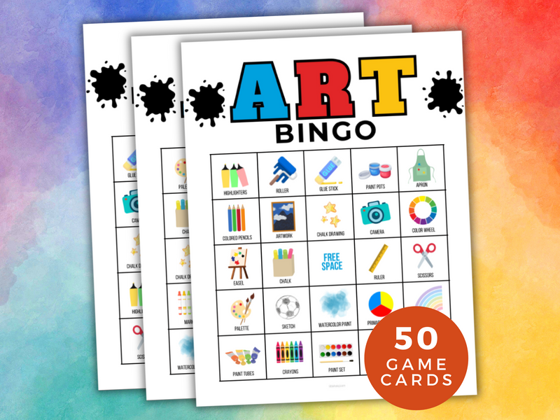 Printable Art Bingo Game