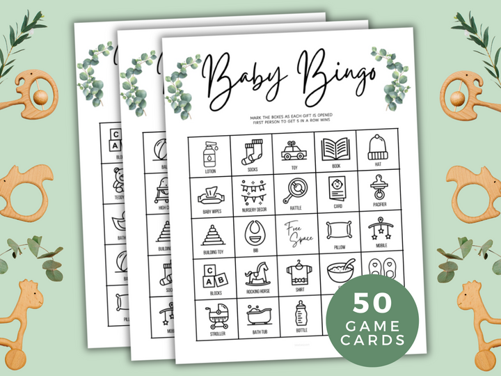 Baby Bingo printables
