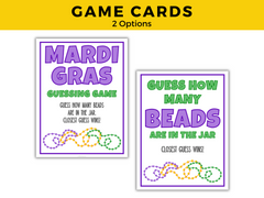 Mardi Gras Beads guessing game