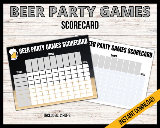 Beer Party Games