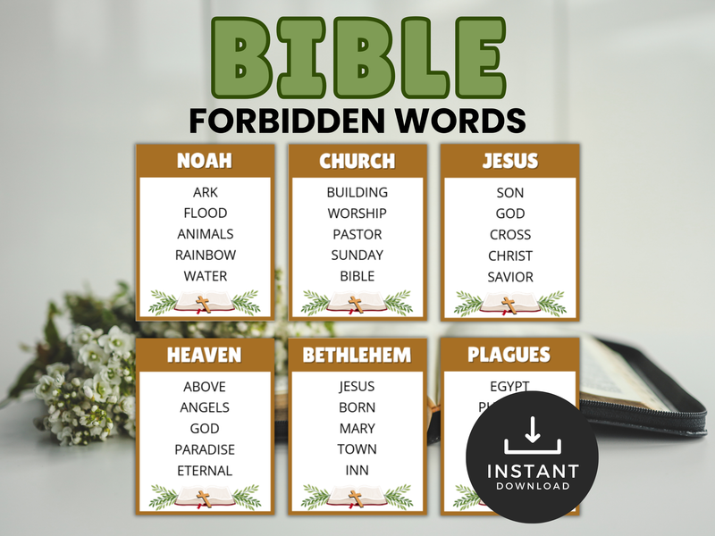 Forbiden Scripture Bible Forbidden Words | LittleHaloJ