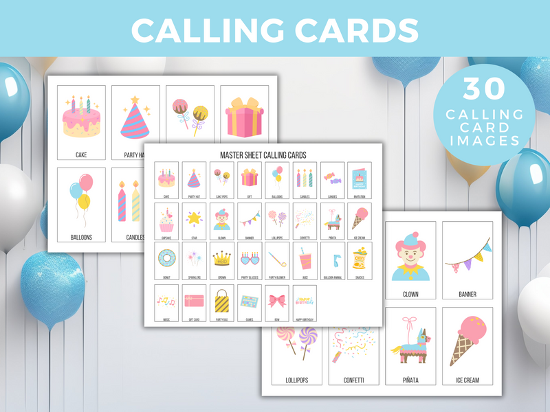 Printable Birthday Bingo Game