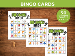 Printable Brunch Bingo Game