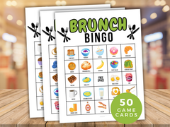 Printable Brunch Bingo Game