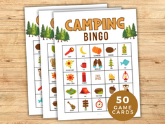 Camping Bingo Printable Game