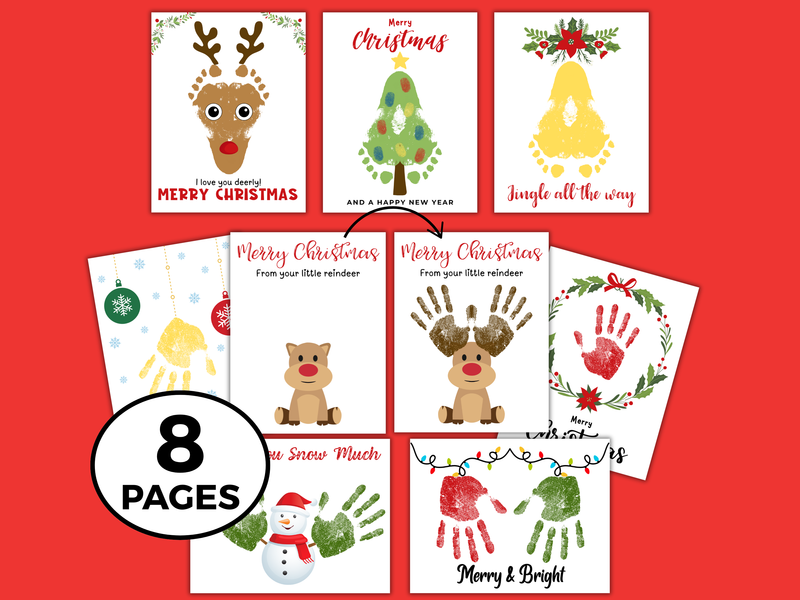 Christmas Handprint Art