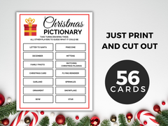 Printable christmas pictionary game