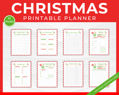 Printable christmas planner