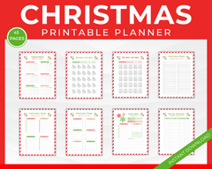 Printable christmas savings and menu