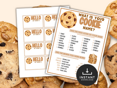 printable cookie name game