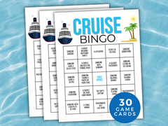 printable cruise bingo game