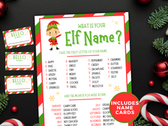 What is your Elf Name Game