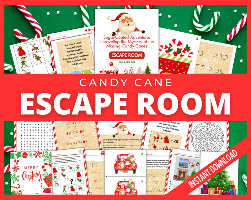 Candy Cane Christmas Escape Room