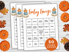 Printable Fall Baby Bingo Game